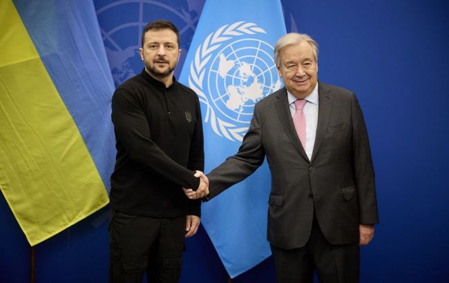 Zelenskyy meets with UN Secretary-General and President of 79th General Assembly session