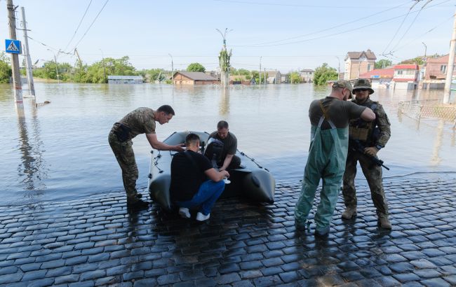 Man dies refusing to leave his flooded home in Mykolaiv region