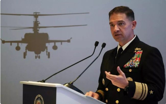 US admiral touts navy success against Iran: 'As we speak, it's on fire'