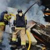 Rescuers show aftermath photos after morning strike on Dnipro