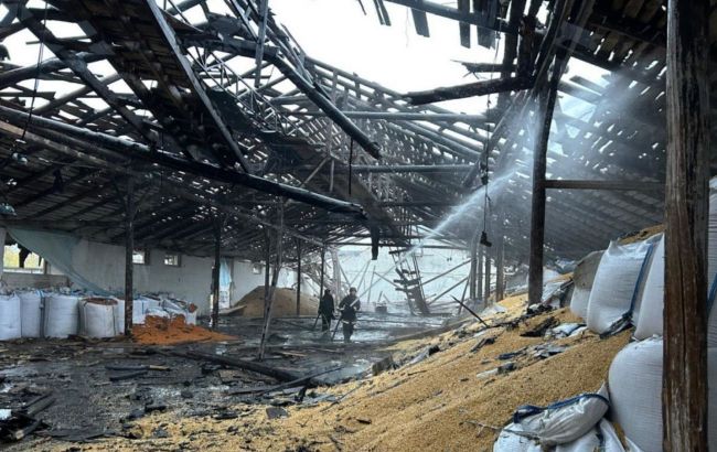 Russia strikes Ukraine's Chernihiv region with drones: Energy hit, grain storage burned down