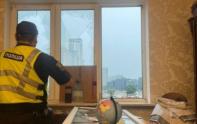 Aftermath of Russian attack: Kyiv multi-story building suffers damage (video)