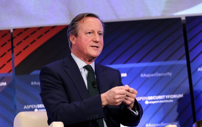 Cameron urges U.S. Congress to approve aid to Ukraine