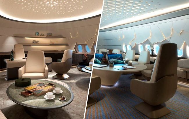 Inside world's largest twin-engine Boeing BBJ: Royal interior