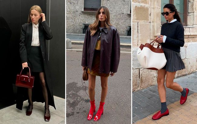 Stylist reveals how to pair trendy red footwear