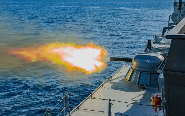 Russian warship fires two signal flares at Danish military helicopter in international waters