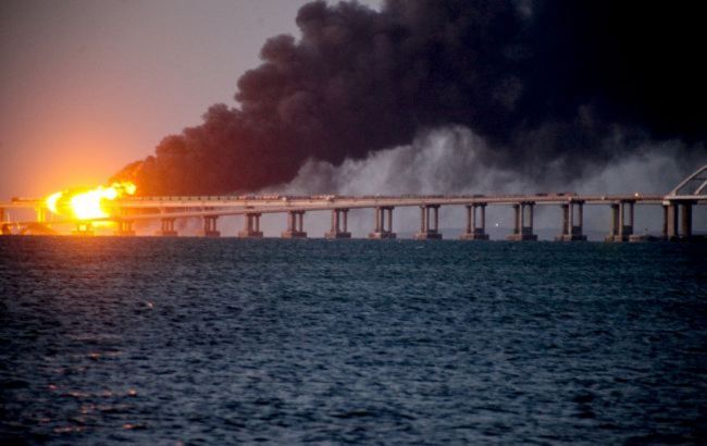 Ukraine strikes railway bridge in Russia-occupied Crimea