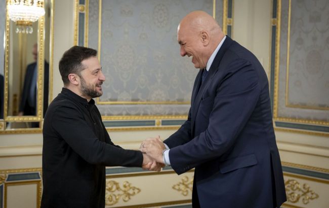 Zelenskyy holds meeting with head of Italy's Ministry of Defense