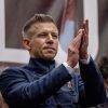 Hungary's Magyar targeted with eggs during campaign event