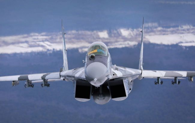 Ukrainian air force releases footage of MiG-29 shooting down Shahed drone (video)