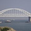 Russia continues to build defensive fortifications around Crimean Bridge
