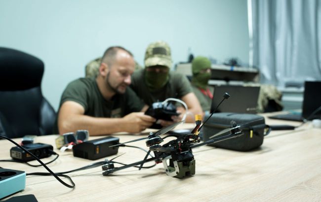 Sky News gets rare look inside Ukraine's secret drone factory