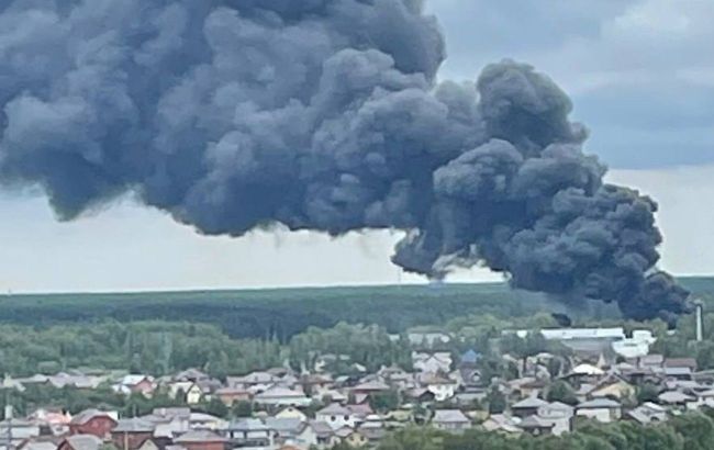 Another fire in Moscow suburbs, smoke rises near industrial zone