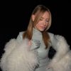 Ukrainian TV host Lesia Nikitiuk wows in bold eco-leather and fur monochrome look