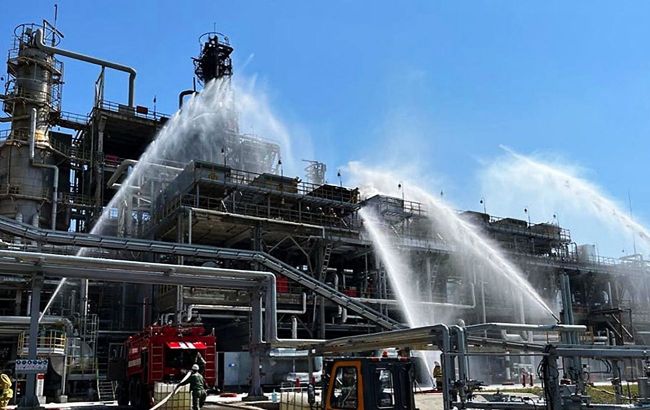 Rostov oil terminal catches fire after drone attack