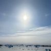 'Ring of three suns': Ukrainian polar explorers capture stunning rare sky phenomenon on video
