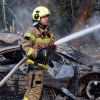 Russia strikes rescuers working at site of earlier attack, says emergency service