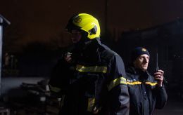 Russian attack on Kyiv: Drone debris falls onto roof of residential building