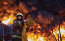 Russia strikes Ukraine's Pavlohrad: City hit by multiple fires, casualties reported, footage