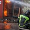 Drone attacks spark fires at Russian oil depot and chemical plant