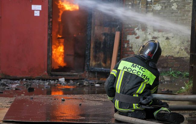 Drone attacks spark fires at Russian oil depot and chemical plant