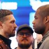 Tense moment in London: Usyk and Dubois lock eyes before rematch (video)