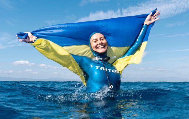 Unbelievable depth: Ukrainian crowned world freediving champion for the 7th time