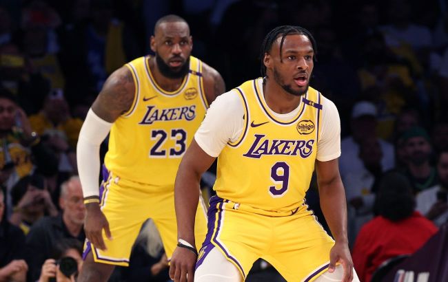 LeBron and Bronny make NBA history with first-ever father-son assist