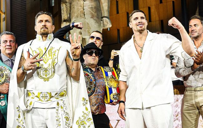 Weigh-in results: Usyk records career-high weight but remains lighter than Verhoeven