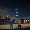 2,977 lights in memory of 9/11 victims: Twin Towers recreated over New York