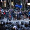 Large-scale protests begin in Georgia amid refusal to negotiate EU accession