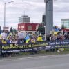 'Russian never again': large rally in Anchorage in support of Ukraine
