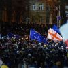 Georgia's special forces dispersing protest in Tbilisi again