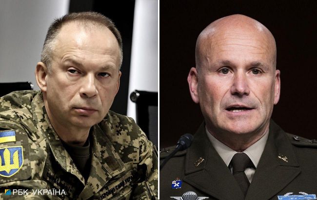 Ukrainian army chief speaks with US army commander in Europe