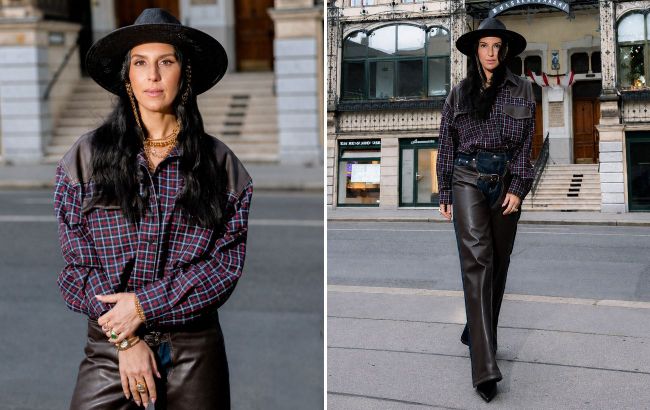 Cowboy chic, grunge edge: Jamala delivers standout Eurovision look in Vienna