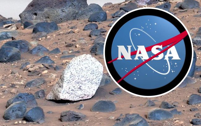 Mysterious light-colored rock appears on surface of Mars