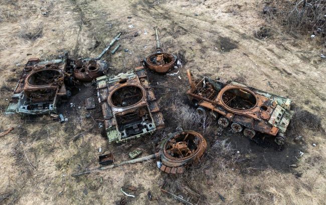 Ukrainian partisans uncover dump of ruined Russian military equipment near Sevastopol