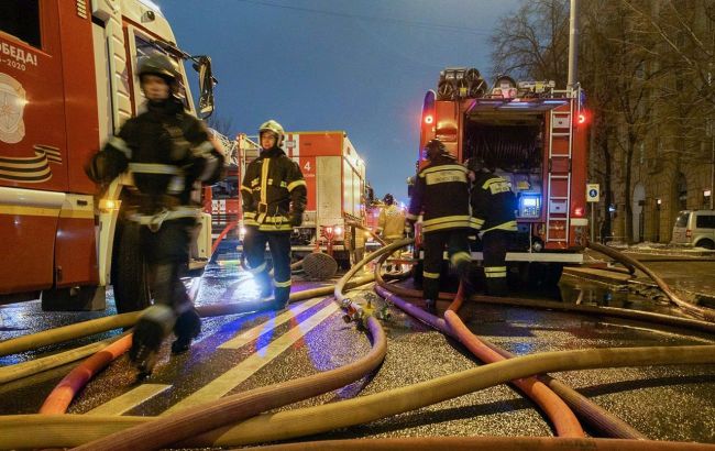 Another tanker catches fire at oil depot in Crimea's Feodosia