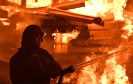 Explosions reported in Crimea as Saky airfield hit and oil depot in Feodosia catches fire