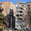 Explosions in occupied Donetsk, smoke over city reported