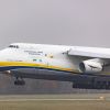 Upgraded Antonov cargo jet flies over Kyiv for first time