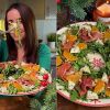 Salad with mandarins: Festive dish quick recipe