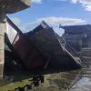 Russian military build two pontoon crossings over Seym River in Kursk region