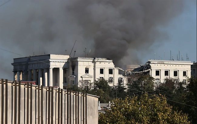 Strike on Russian Black Sea Fleet HQ in Sevastopol: New photo emerged