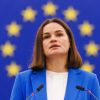 Belarus opposition leader Tsikhanouskaya arrives in Kyiv for first official visit