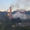 Russian town cut off from water as Novoshakhtinsk oil refinery burns for days