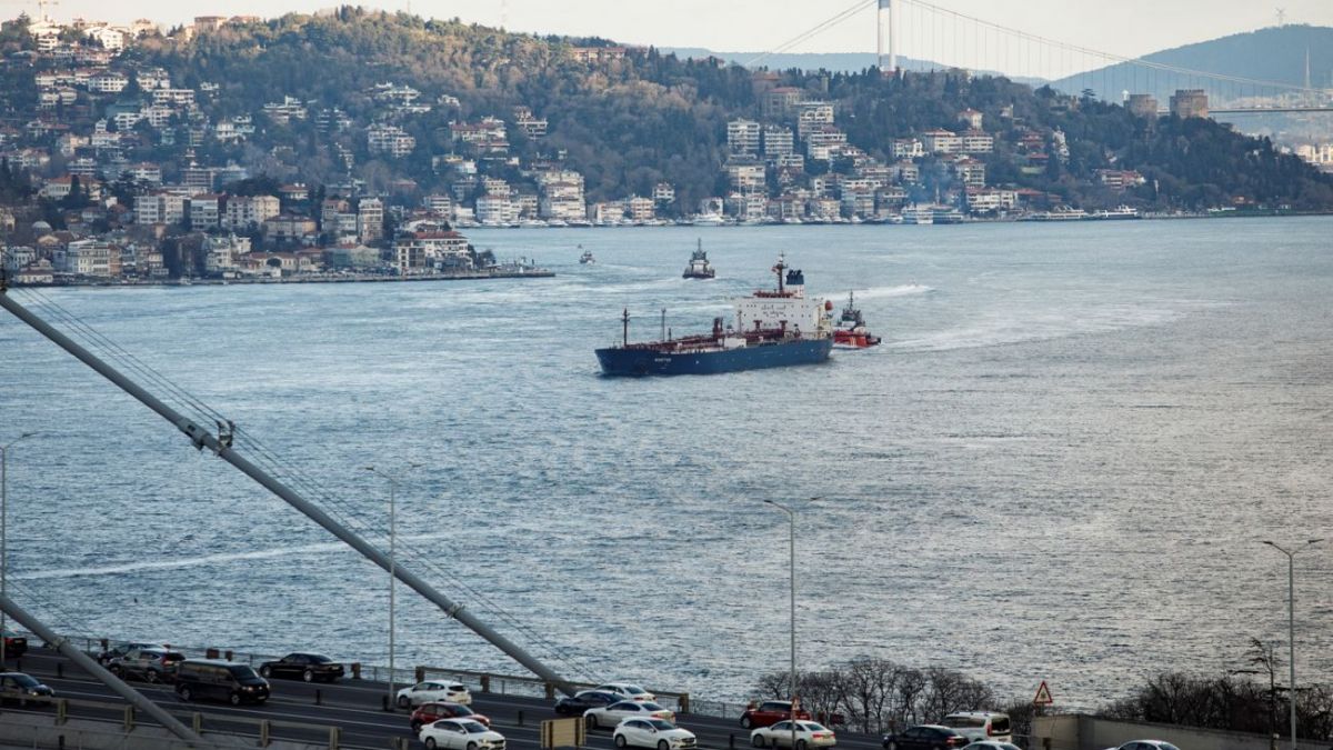 Ship sailing from Ukraine to Egypt runs aground in Bosphorus | RBC-Ukraine