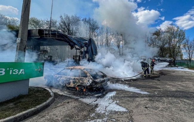 Russia deliberately strikes gas stations in Ukraine's Kharkiv, mayor says