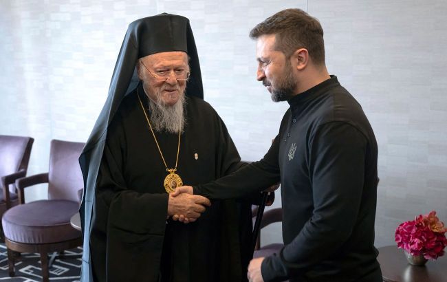 Zelenskyy meets Patriarch Bartholomew to talk religious freedom