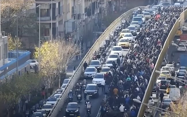 Iran sees the largest protests in three years amid economic crisis